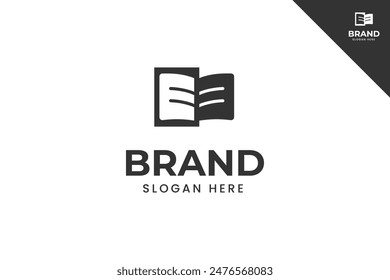 Media modern logotype. Entertainment brand identity design template. Perfect logo for business related to cinema industry. Isolated background. Vector eps 10.
