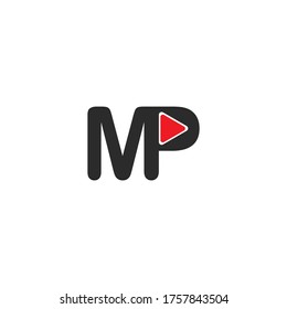 Plantilla de logotipo de música Media Diseño de iconos vectoriales Media Player