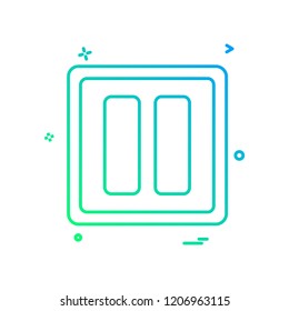media music pause icon vector design