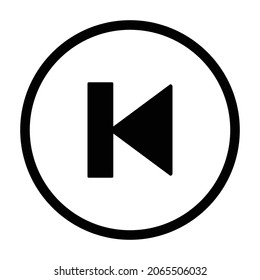 Media, Music player control button icon design vector
