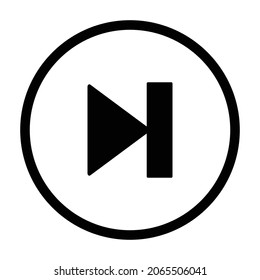 Media, Music player control button icon design vector