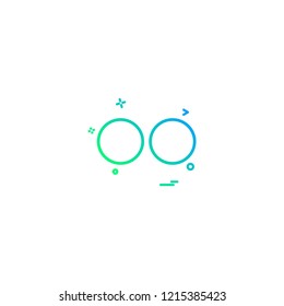 media network social flicker icon vector design