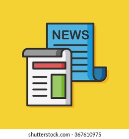 media news vector icon