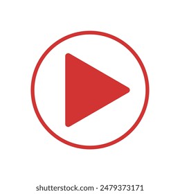 media play icon symbol vector 