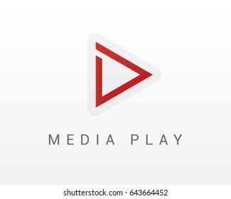 Media Play Logo Design