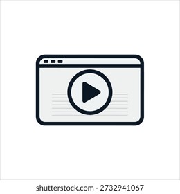 Media Playback Player Screen Icon