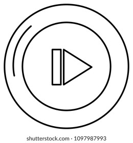 media player button icon