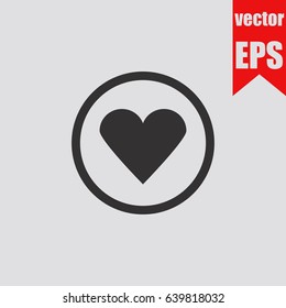 Media player button icon isolated in flat style.Vector illustration.