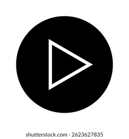 The media player button icons are set. Pause, rewind, fast forward icons. Ui element. Music player button. Video control. Playing a collection of video icons. Ui template. Vector illustration