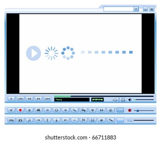 Media player button set