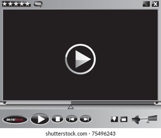 Media player, buttons