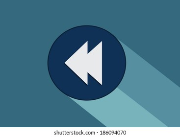 Media player buttons collection design elements