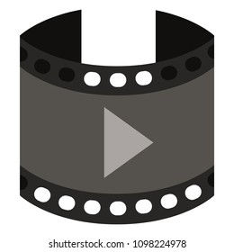 media player circular interface