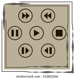 media player control button