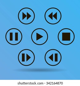 media player control button