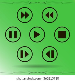 media player control button