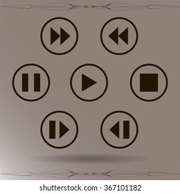 media player control button