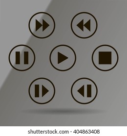 media player control button