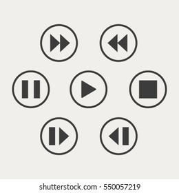 media player control button
