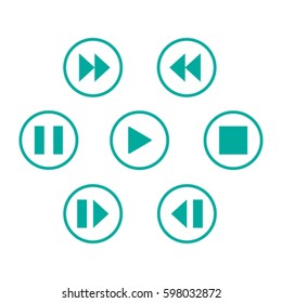 media player control button