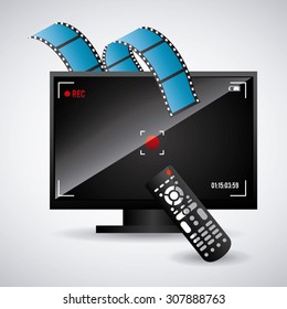 media player design, vector illustration eps10 graphic 