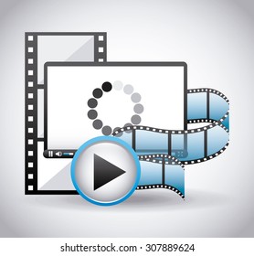media player design, vector illustration eps10 graphic 