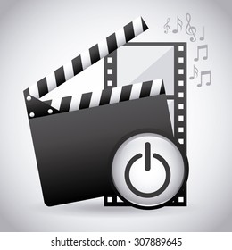 media player design, vector illustration eps10 graphic 