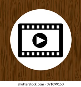 media player design, vector illustration eps10 graphic 