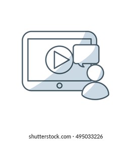 media player device electronic vector illustration design