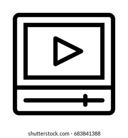Media player icon