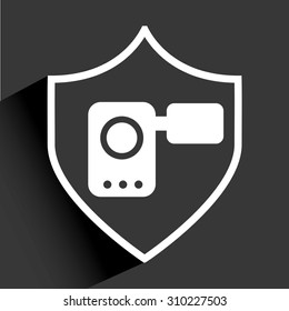 media player icon design, vector illustration eps10 graphic 