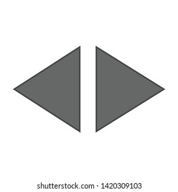 Media player icon. flat illustration of Media player vector icon for web