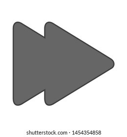 Media player icon. flat illustration of Media player. vector icon. Media player sign symbol