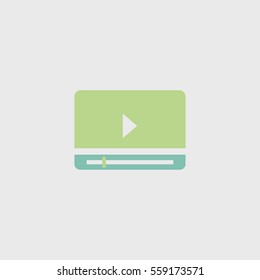 media player icon illustration isolated vector sign symbol