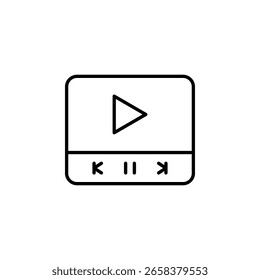 Media Player Icon for Interface Use