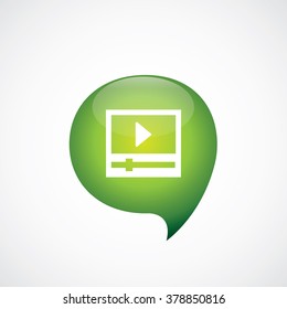 media player icon, on white background