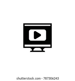 media player icon. sign design