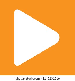 Media player icon, stock vector illustration, EPS10.