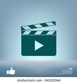 Media player icon vector illustration