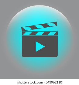 Media player icon vector illustration