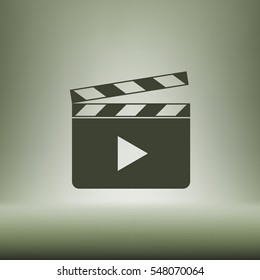 Media player icon vector illustration