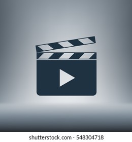 Media player icon vector illustration