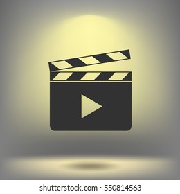 Media player icon vector illustration
