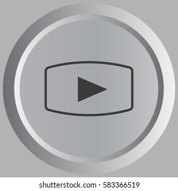 Media player icon vector illustration