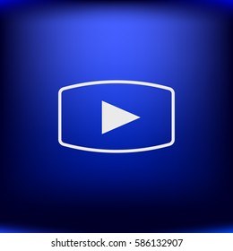 Media player icon vector illustration