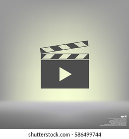 Media player icon vector illustration