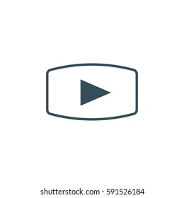 Media player icon vector illustration