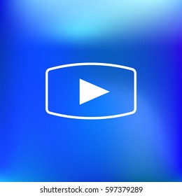 Media player icon vector illustration