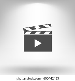 Media player icon vector illustration
