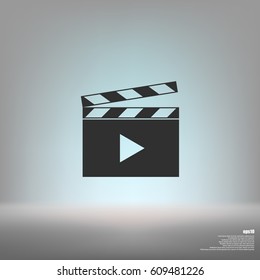 Media player icon vector illustration